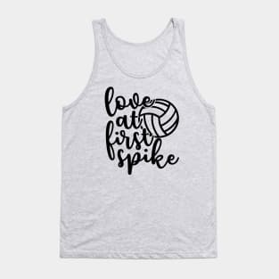 Love At First Spike Volleyball Tank Top